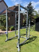 A PROFESSIONAL HEAVY DUTY GYM WEIGHT FRAME.