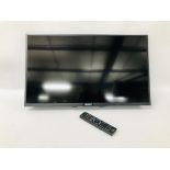 SONY 32 INCH TELEVISION MODEL KDL-32W705B WITH REMOTE CONTROL - SOLD AS SEEN