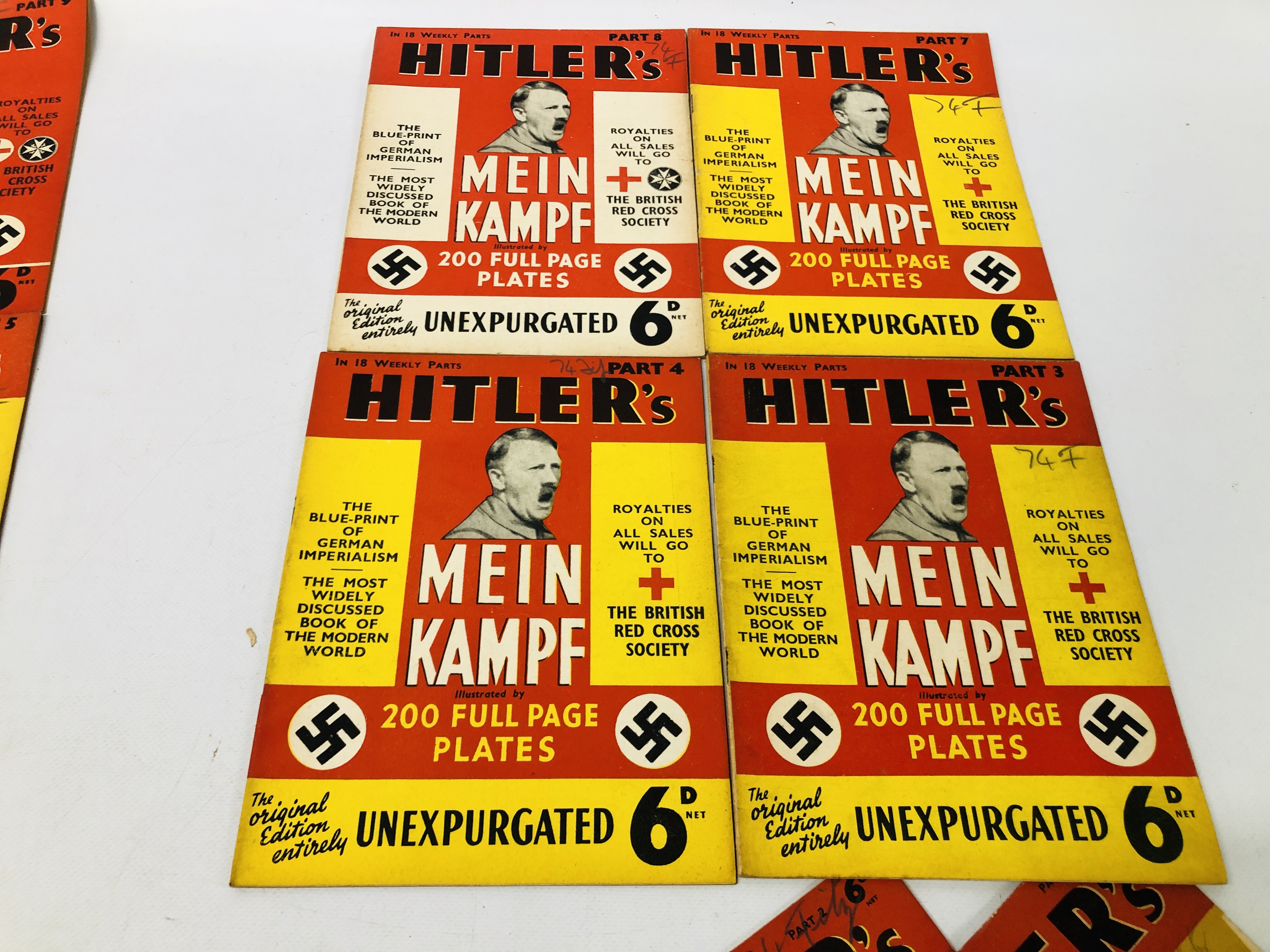 A FULL SET OF 18 HITLERS MAGAZINES MEIN KAMPF. - Image 5 of 8