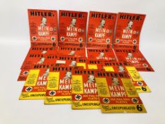 A FULL SET OF 18 HITLERS MAGAZINES MEIN KAMPF.