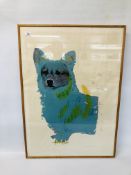 TIMO LEHTONEN LIMITED EDITION "CORGI" PRINT 1/75 99 X 64CM.