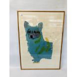 TIMO LEHTONEN LIMITED EDITION "CORGI" PRINT 1/75 99 X 64CM.