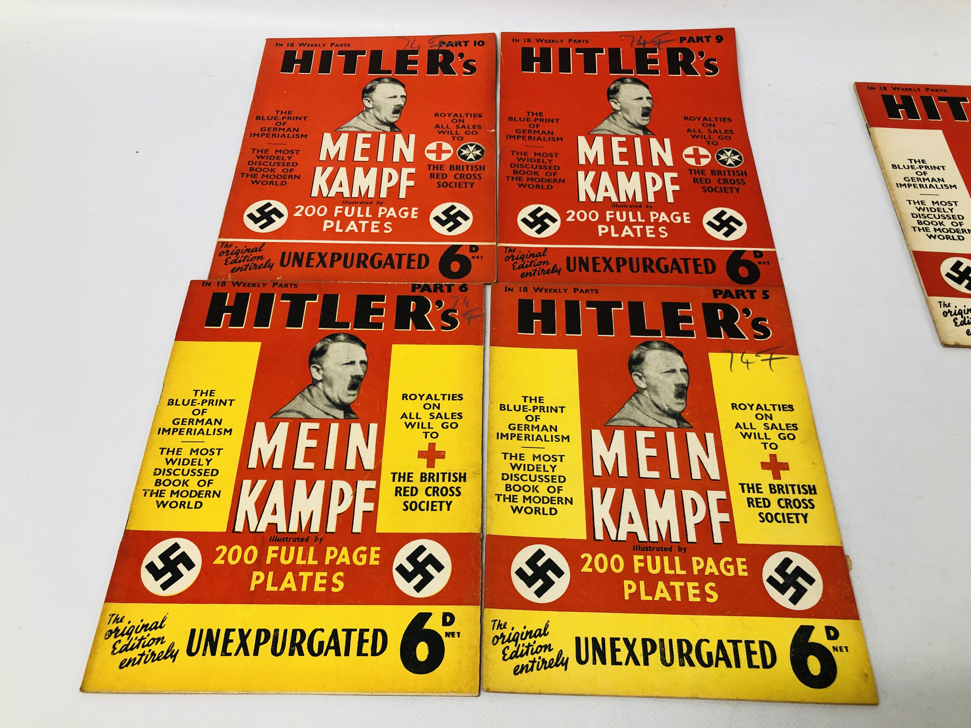 A FULL SET OF 18 HITLERS MAGAZINES MEIN KAMPF. - Image 4 of 8