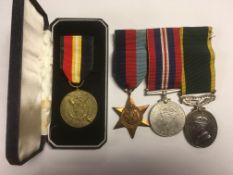 WW2 MEDALS: GROUP OF THREE COMPRISING 1939-45 STAR,