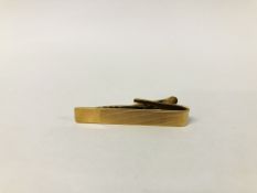 9CT GOLD TIE CLIP.