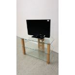 PANASONIC 24 INCH TELEVISION MODEL TX-L24C3B WITH REMOTE CONTROL - SOLD AS SEEN PLUS A MODERN THREE