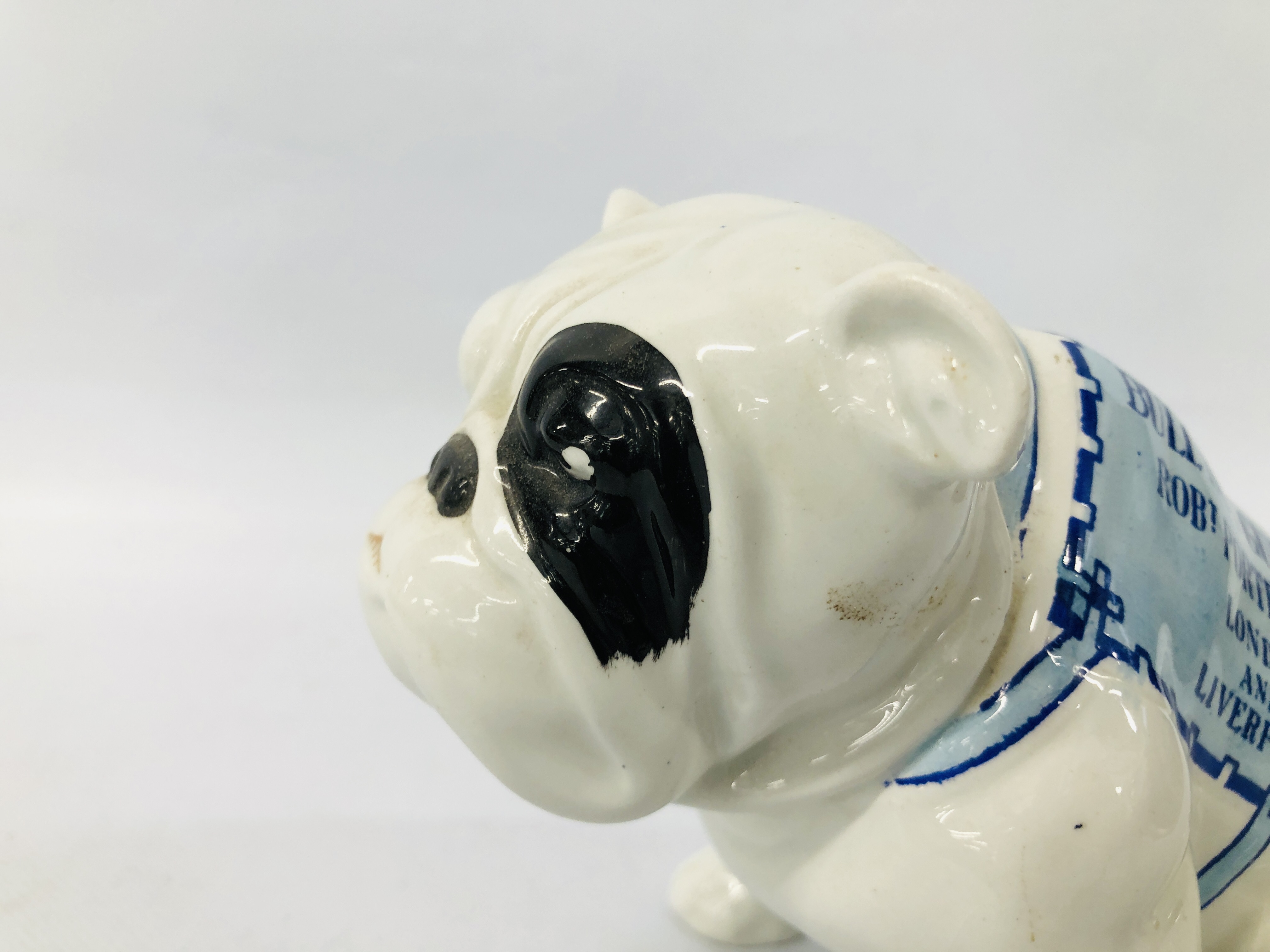 A ROYAL DOULTON ADVERTISING MODEL OF A BULLDOG "PILSENER" AND GUINNESS H 14.5CM. - Image 3 of 9