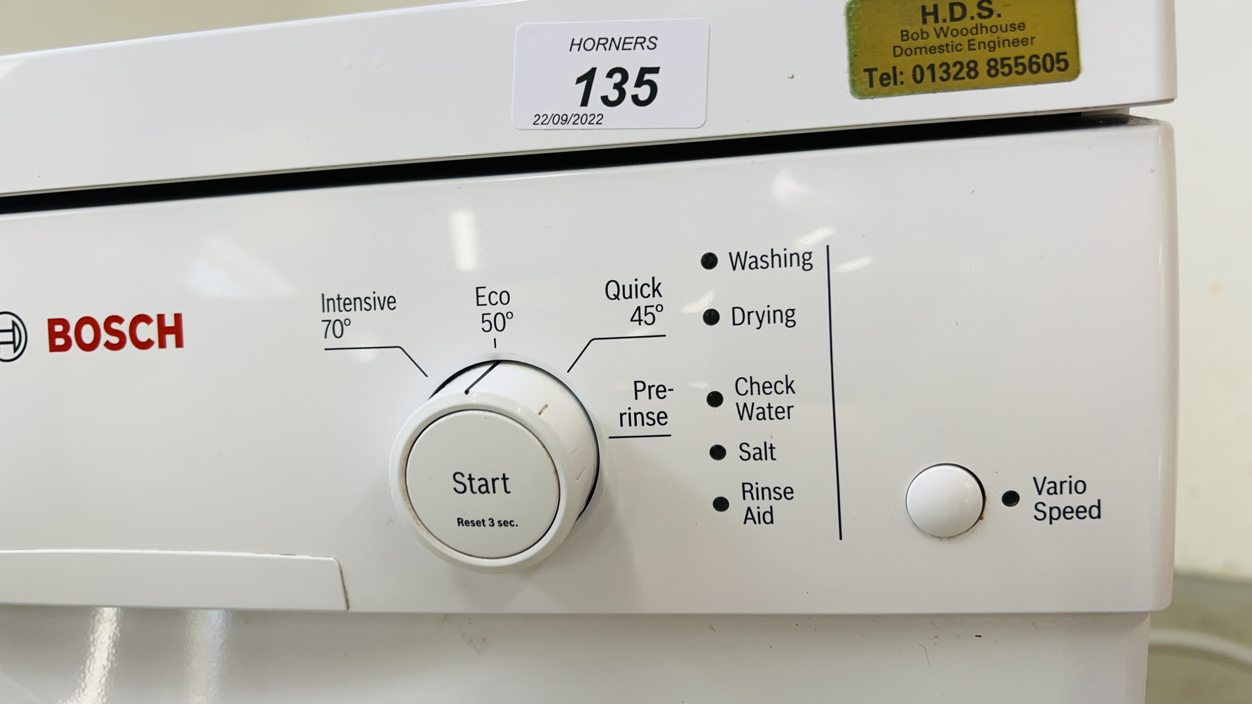 A BOSCH SERIE 2 SLIM LINE DISH WASHER - SOLD AS SEEN - Image 2 of 9