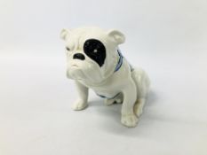 A ROYAL DOULTON ADVERTISING MODEL OF A BULLDOG "PILSENER" AND GUINNESS H 14.5CM.