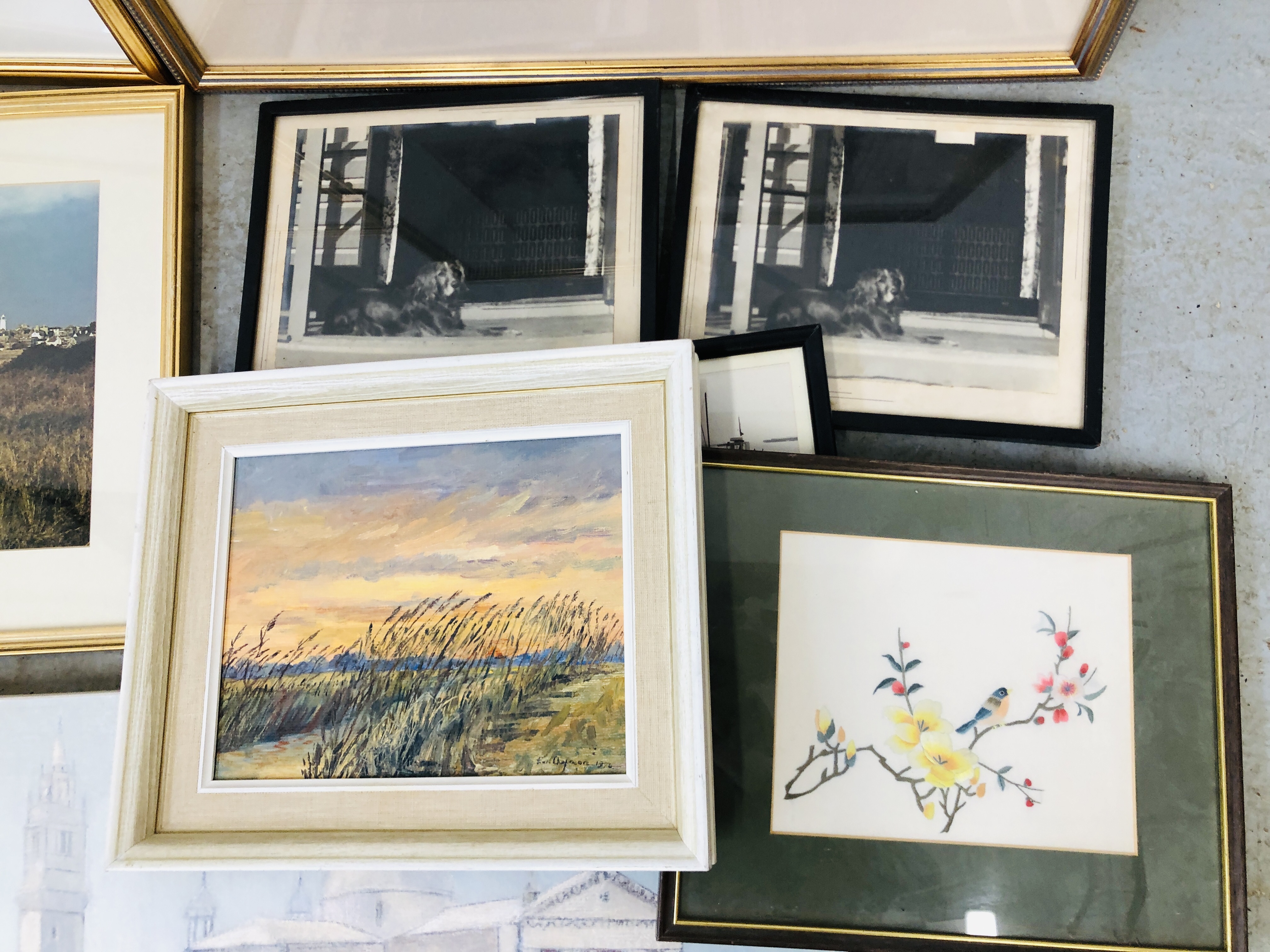 COLLECTION OF FRAMED PICTURES AND PRINTS TO INCLUDE ORIGINAL ARTWORKS BY EVA CHAPMAN, ETC. - Image 6 of 6