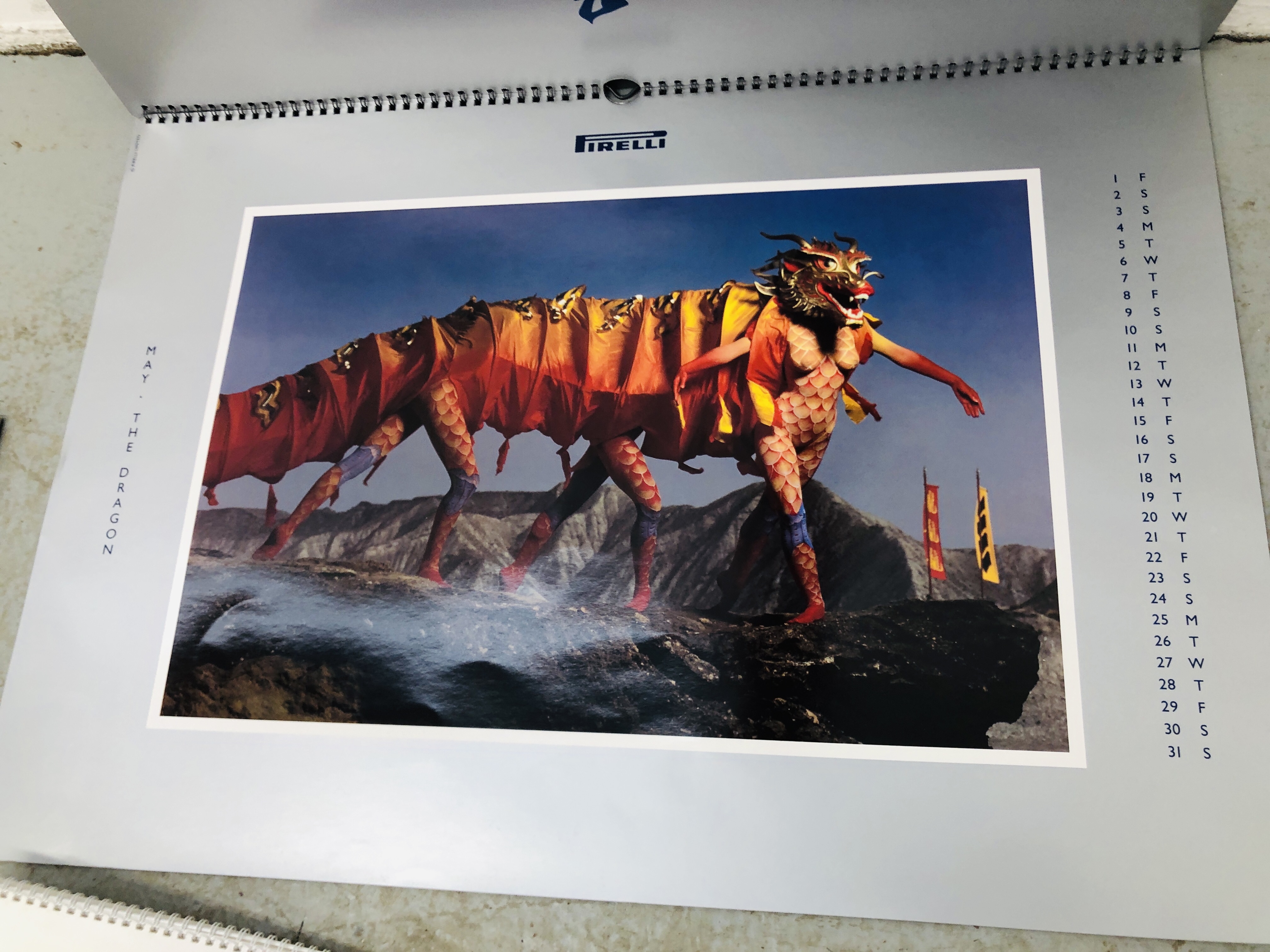 THREE PIRELLI CALENDARS 1992 BY CLIVE ARROWSMITH, - Image 15 of 17