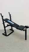 A YORK FITNESS 6605 WEIGHT BENCH