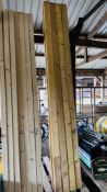 12 LENGTHS OF 2.7M 90MM X 40MM BUILDERS TIMBER.