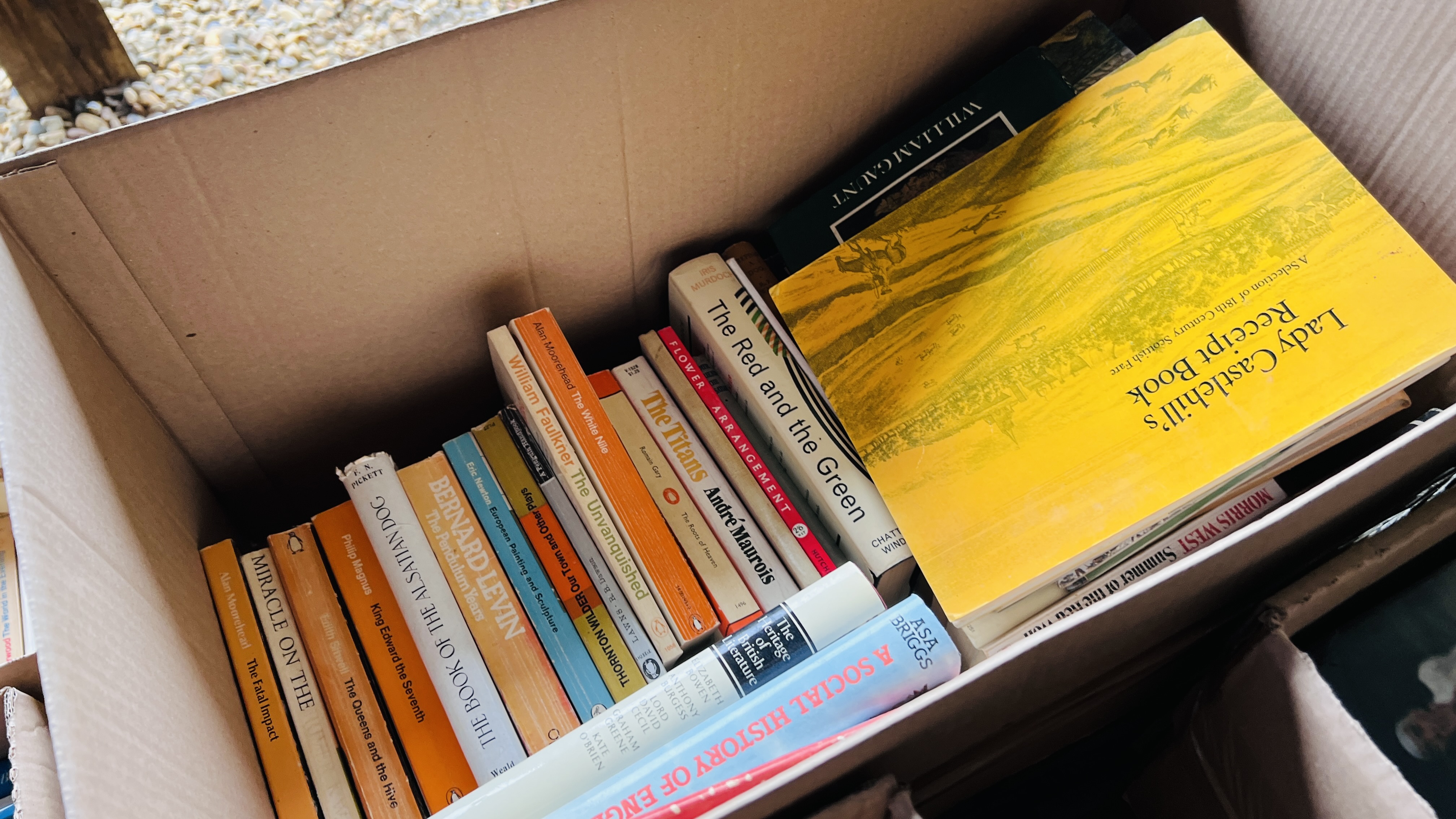 20 BOXES OF ASSORTED BOOKS - AS CLEARED TO INCLUDE NOVELS, REFERENCE, JAPANESE AND ORIENTAL BOOKS. - Image 20 of 21
