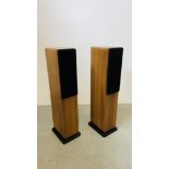 A PAIR OF TIB FLOOR STANDING LOUDSPEAKERS - MODEL TI420 - SOLD AS SEEN