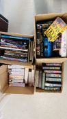 3 X BOXES OF ASSORTED PAPERBACK FICTION NOVELS TO INCLUDE MARTINA COLE, LESLEY PEARSE,