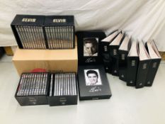 COLLECTION OF ELVIS MEMORABILIA TO INCLUDE FOLDERS, FILES AND DVD'S,