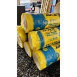 6 X ROLLS ISOVER 100MM RD PARTY WALL INSULATION.