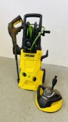 K'ARCHER K4 PREMIUM ECOLOGIC PRESSURE WASHER PLUS PATIO CLEANING ATTACHMENT - SOLD AS SEEN