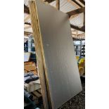 7 X 2.4M X 1.2M SHEETS OF 25MM INSULATION BOARD.