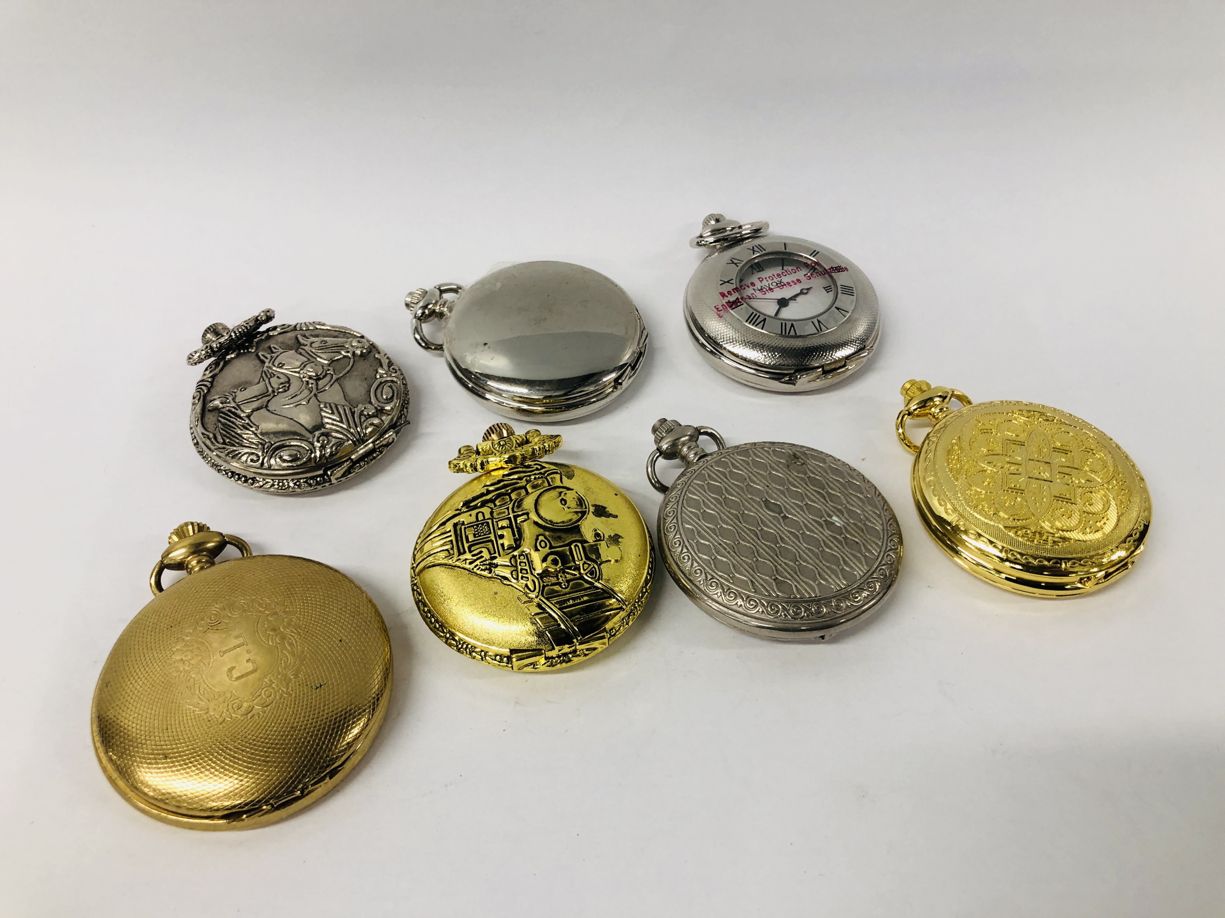 7 X ASSORTED POCKET WATCHES