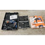 DEXTER POWER HEAVY DUTY SDS POWER DRILL MODEL IC750EH CASED WITH INSTRUCTIONS AND CASED SET OF SDS