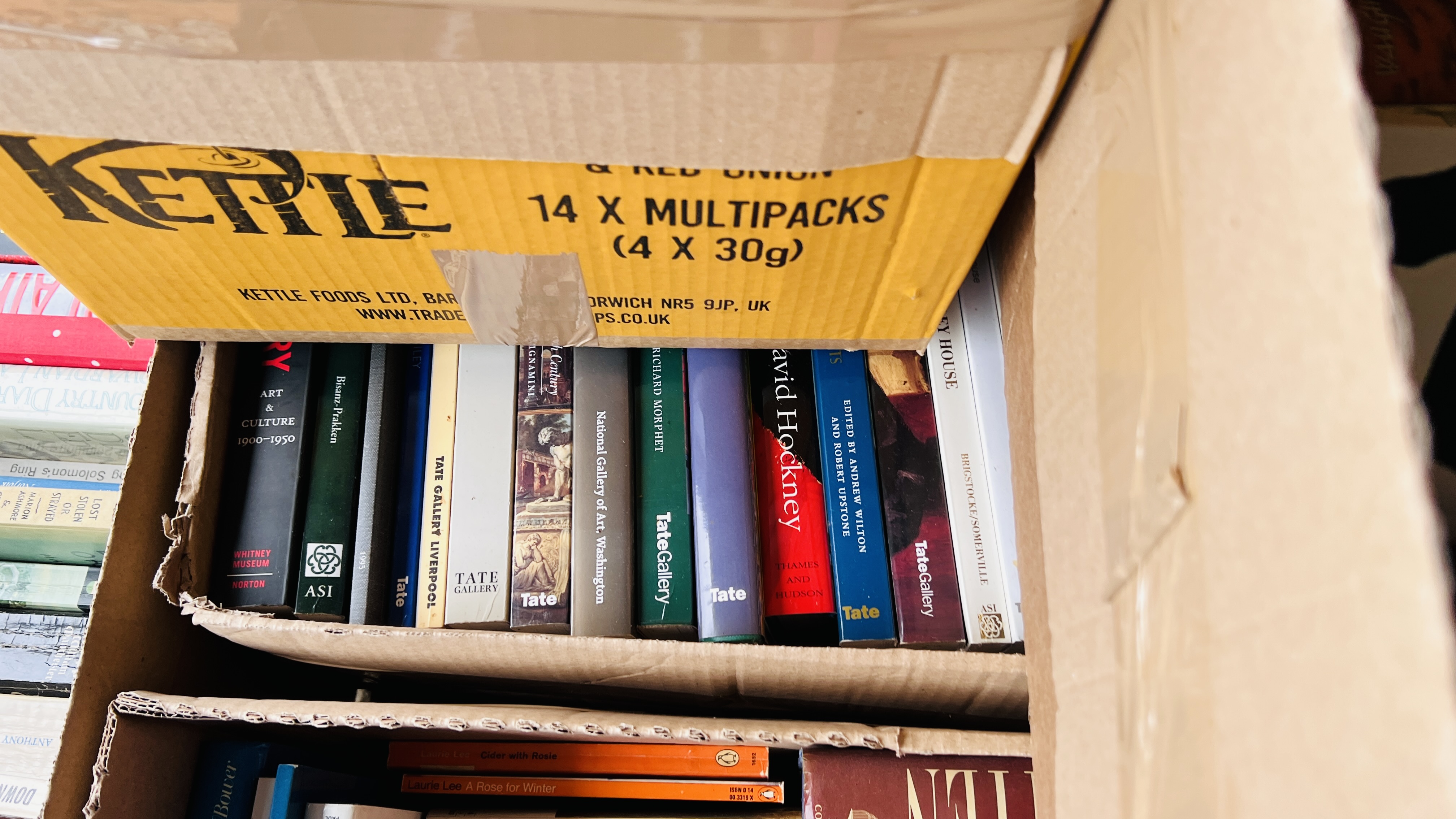 20 BOXES OF ASSORTED BOOKS - AS CLEARED TO INCLUDE NOVELS, REFERENCE, JAPANESE AND ORIENTAL BOOKS. - Image 18 of 21