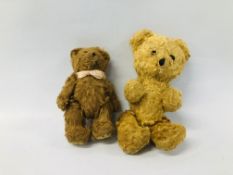 TWO VINTAGE MINIATURE TEDDY BEARS