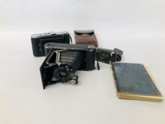 3 VINTAGE CAMERAS TO INCLUDE ZEISS IKON 520/2,