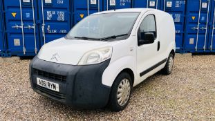 AU61 RYM CITROEN NEMO 610 X PANEL VAN 1360CC. ODOMETER READING: 151,000.