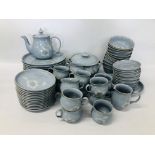 COLLECTION OF DENBY "BLUE DAWN" DINNER WARE