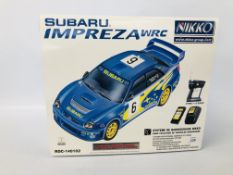 NIKKO "SUBURU IMPREZA WRC" RADIO CONTROL MODEL CAR BOXED