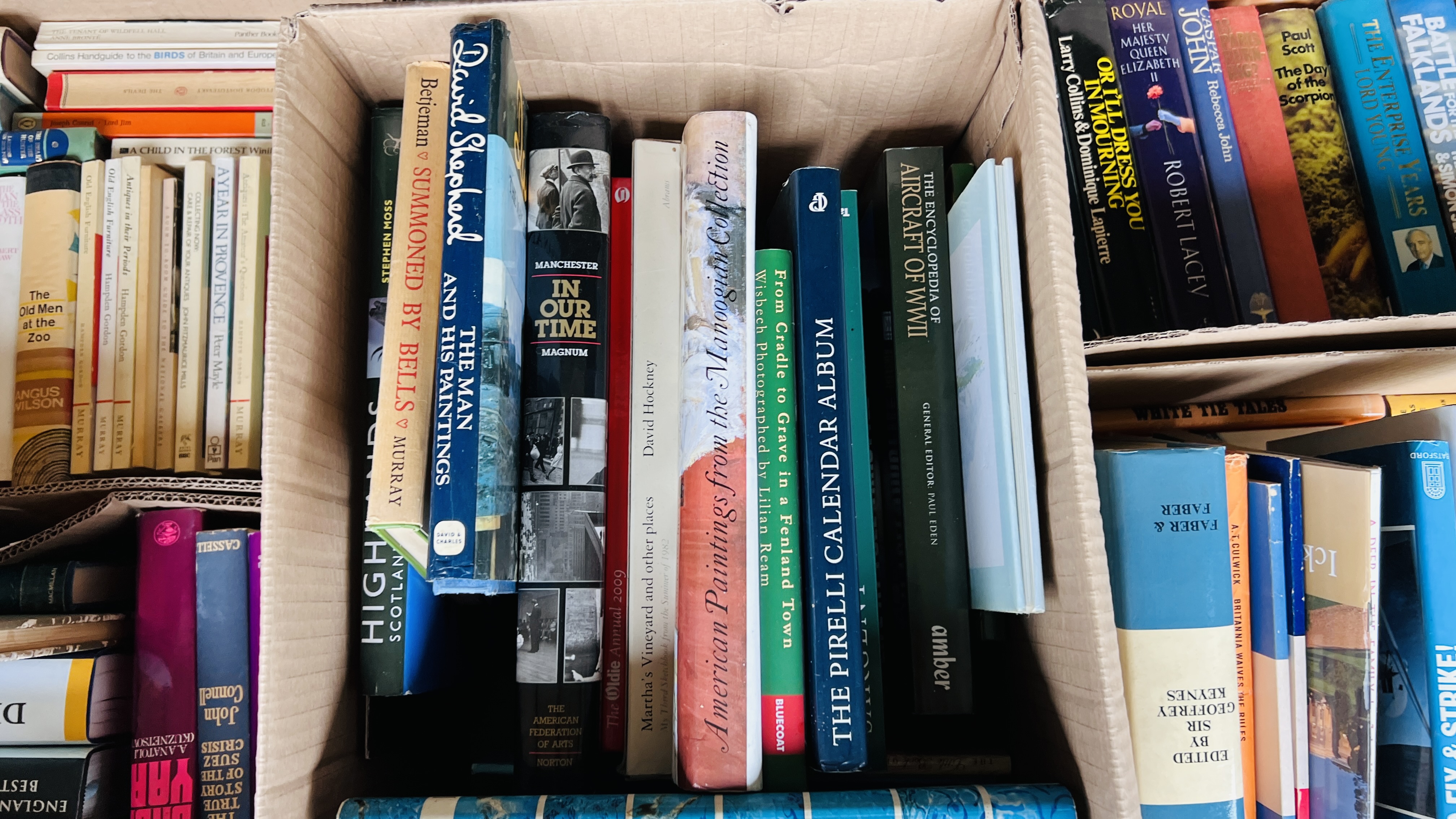 23 BOXES OF ASSORTED BOOKS - AS CLEARED TO INCLUDE NOVELS AND REFERENCE. - Image 7 of 24