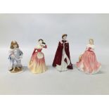 TWO ROYAL DOULTON FIGURINES TO INCLUDE "PATRICIA" HN3907,