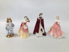 TWO ROYAL DOULTON FIGURINES TO INCLUDE "PATRICIA" HN3907,