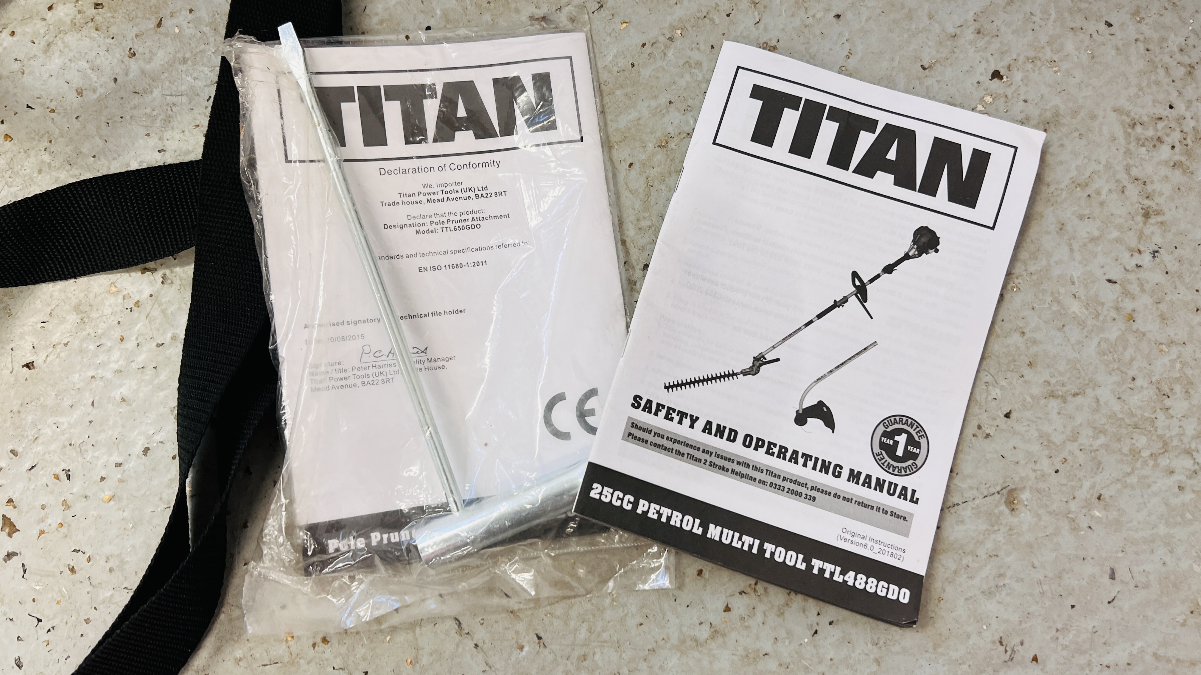 TITAN TTL488GDO 25CC PETROL 3 IN 1 MULTI TOOL, AS NEW WITH INSTRUCTIONS. - Image 4 of 7