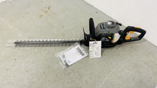 TITAN TTL688HDC PETROL HEDGE TRIMMER WITH INSTRUCTIONS.