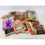 A COLLECTION OF EROTICA MAGAZINES AND BOOKS TO INCLUDE PARADE, ACE, MANS ACTION,
