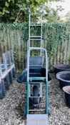 A BUILDERS WHEEL BARROW,