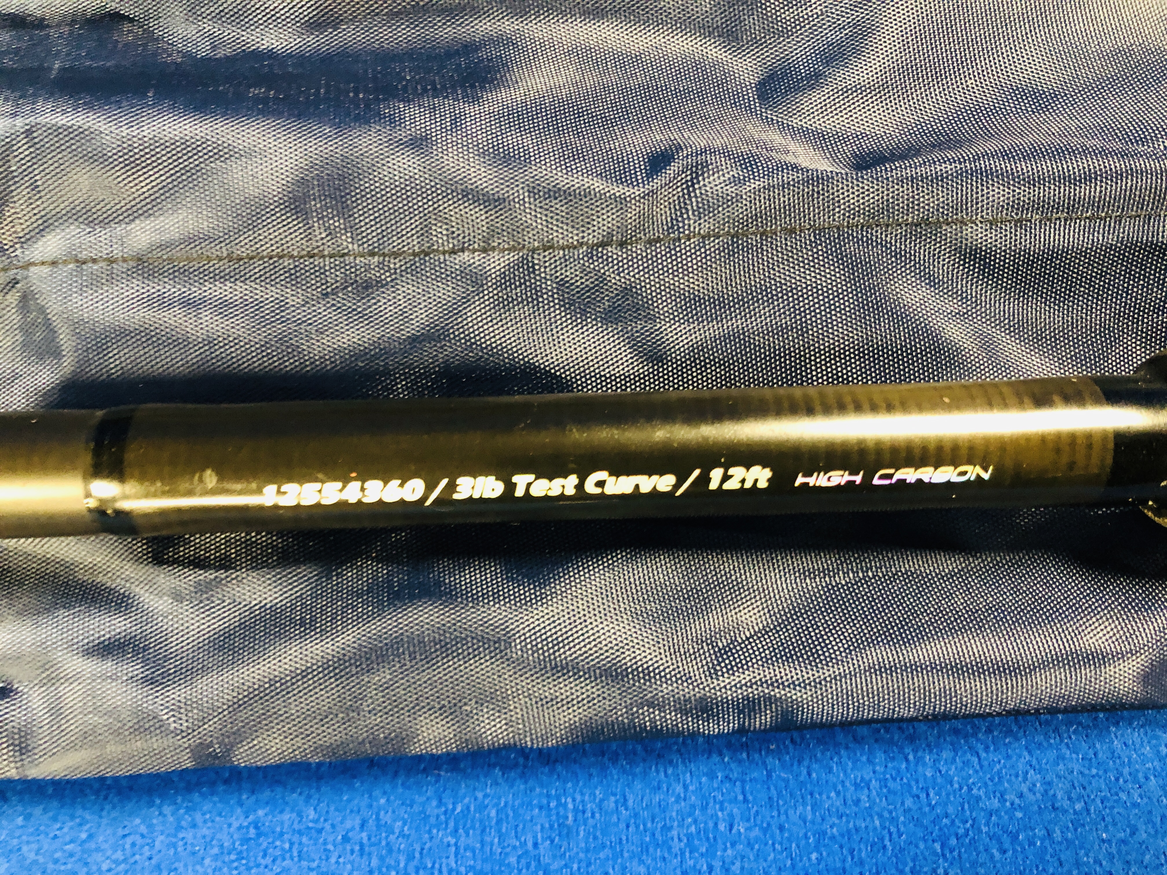 A BLACK ROCK GEOTREX SERIES CARP 12FT FISHING ROD IN TRANSIT TUBE - Bild 3 aus 6