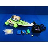 A 2 RM OUTLIFE RC BAIT BOAT WITH REMOTE,