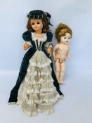 VINTAGE COMPOSITE DOLL,