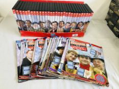 BBC "THE ONLY FOOLS AND HORSES" DVD COLLECTION 1-30 ALONG WITH 29 RELATED COLLECTORS MAGAZINES.