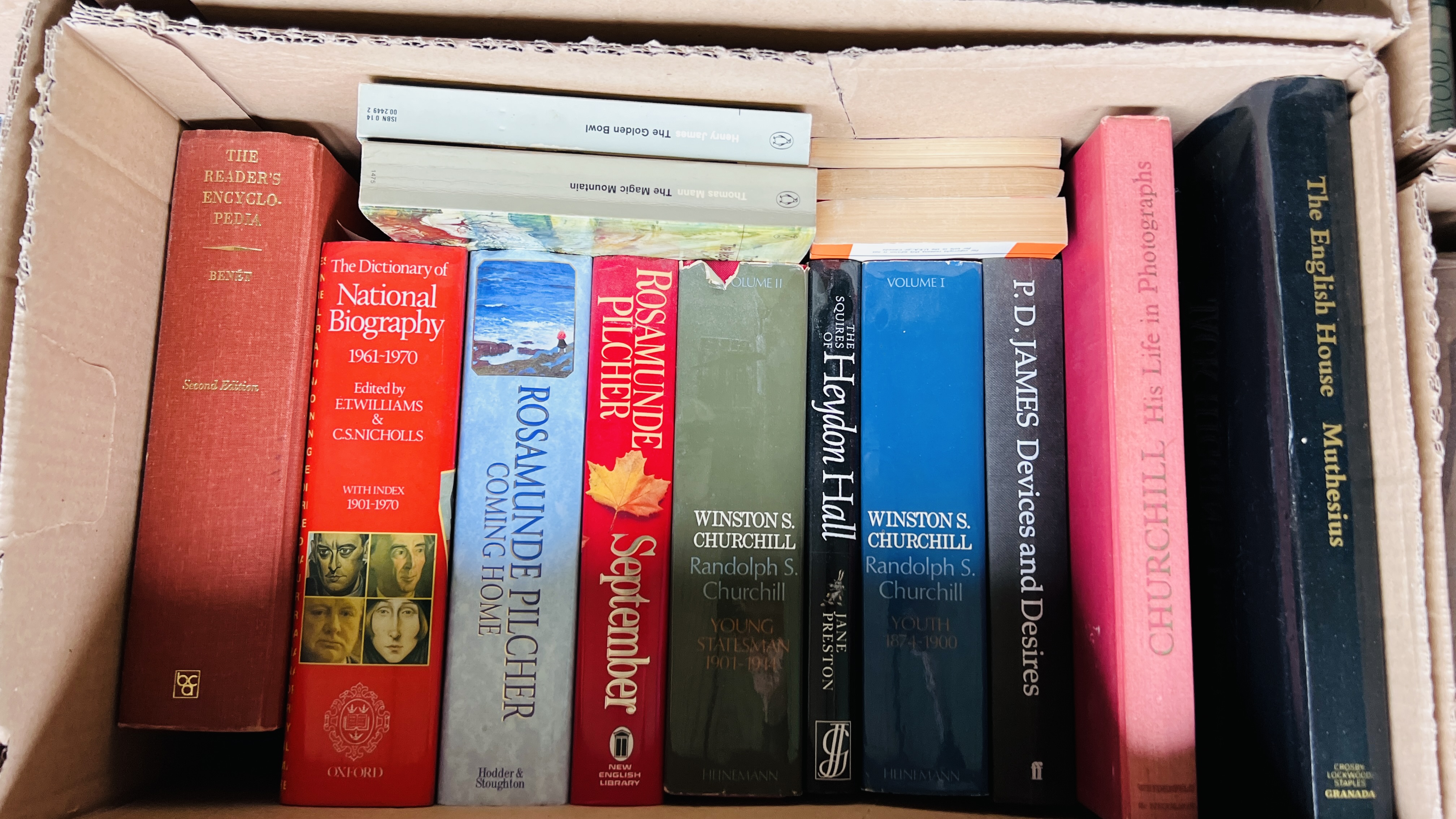 23 BOXES OF ASSORTED BOOKS - AS CLEARED TO INCLUDE NOVELS AND REFERENCE. - Image 19 of 24