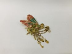 "KIRKS FOLLY" PLIQUE AJOUR FAIRY BROOCH