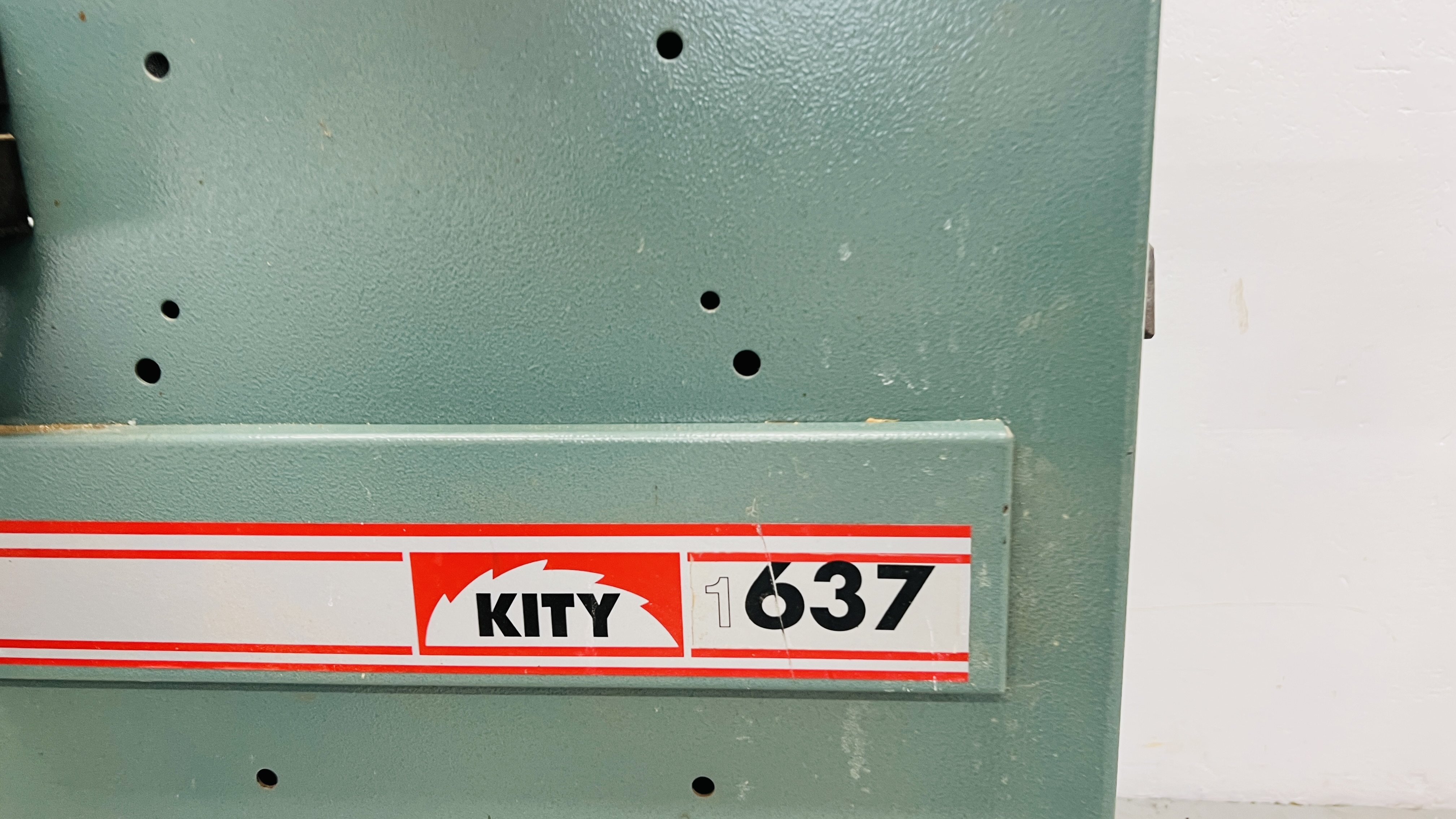 KITY 1637 PLANER THICKNESSER - SOLD AS SEEN. - Image 3 of 12