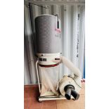 JET VORTEX CONE PARTICLE SEPARATION SYSTEM MODEL DC-1100A DUST COLLECTOR - SOLD AS SEEN.
