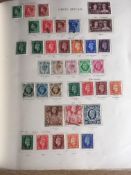 GB STAMP COLLECTION FROM 1937 TO ABOUT 1994 IN NEW AGE ALBUM, USED WITH KG6 TO £1 (3), QE2 WILDINGS,