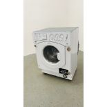 HOTPOINT INTEGRATED WASHING MACHINE DOUBLE DOOR - SOLD AS SEEN