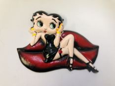 (R) BETTY BOOP WALL FIGURE